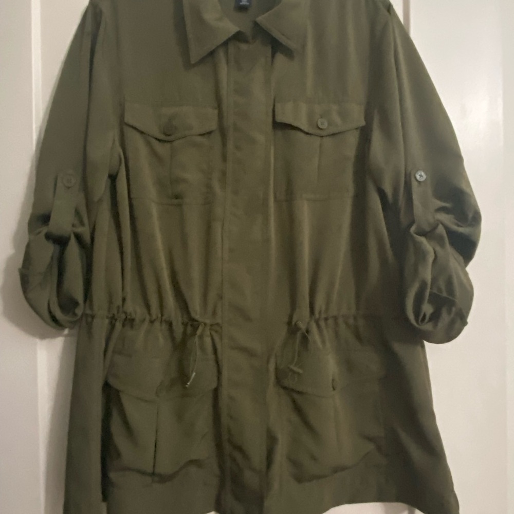 Chaps Denim desert explorer olive jacket